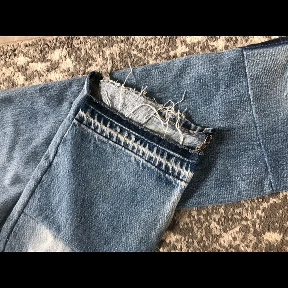Nili Lotan Franki Boyfriend Jeans – Levi’s Reworked Denim – Size 26